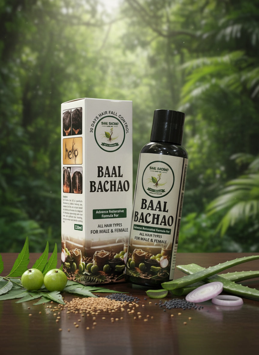 Baal Bachao Hair Oil — 30 Days Hair Fall Control Challenge
