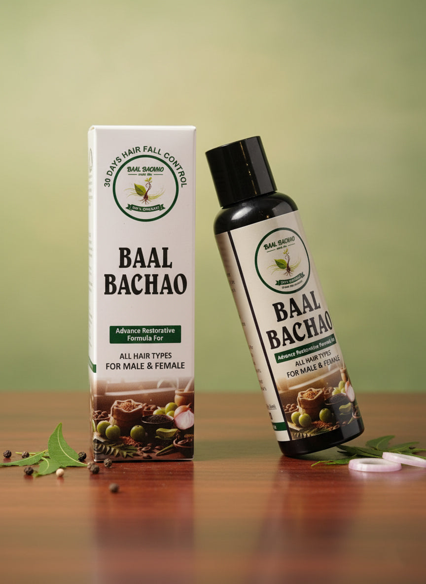 Baal Bachao Hair Oil — 30 Days Hair Fall Control Challenge